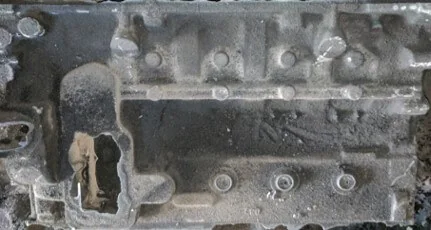 Clean casting with Nanokarb and no mould coating needed